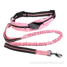 Nylon Dog Leash Material With Pouch Waist Bag